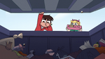 S2E14 Marco Diaz opening a dumpster lid