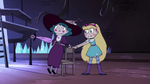 S4E4 Star moves a chair under Eclipsa