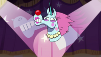 S4E9 Pony Head wearing a clown nose