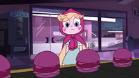 S2E23 Star Butterfly sees conveyor belt of hamburgers