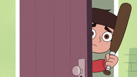 S2E30 Marco enters Star's room with baseball bat