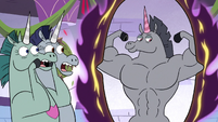 S3E26 Warnicorns shocked by Rock's fake muscles