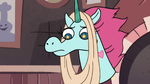 S2E24 Pony Head catches pizza dough on her horn