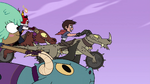 S4E22 Marco Diaz leading the Riders Club