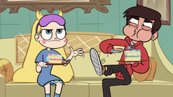 S1E6 Marco sits next to Star