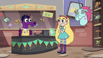 S3E12 Star Butterfly being tricky with Seahorse