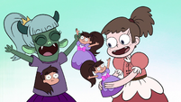 S2E36 Princesses with Princess Marco merchandise