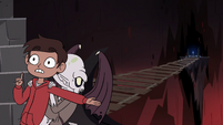 S4E13 Marco Diaz gesturing at the bridge