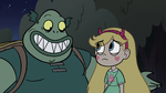 S3E31 Buff Frog grinning at Star Butterfly