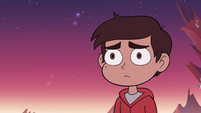 S3E22 Marco Diaz looking ashamed at Hekapoo