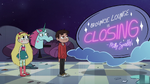 S2E33 Star, Marco, and Pony Head in the closed Bounce Lounge