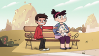 S2E9 Marco Diaz points at Star and Mina