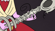 S4E24 Eclipsa's guitar has a broken string