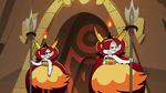 S2E31 Two of Hekapoo's clones standing guard