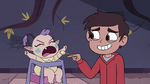 S4E10 Marco trying to feed Meteora