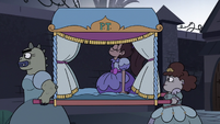 S3E16 Marco Diaz riding a princess palanquin