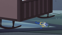 S4E17 Glossaryck lying at foot of the crib