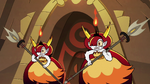 S2E31 Hekapoo clones wielding spears