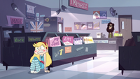 S1e21 star hides inside the record store