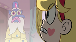 S3E9 Star Butterfly sees Glossaryck in the mirror