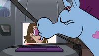 S3E35 Pony Head kissing her laptop monitor