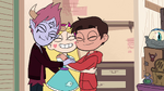 S4E25 Star, Marco, and Tom in a group hug