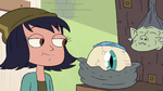 S4E25 Janna with a big eyeball in a bag