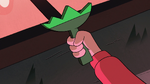 S2E3 Marco holding broken ping pong paddle