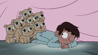 S2E31 Marco Diaz with laser puppies in his bed