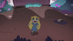 S3E9 Star Butterfly looking up at a tidal wave