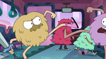 S4E12 Tan and pink Wooletts kicking each other