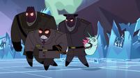 Pony Head being dragged off by guards
