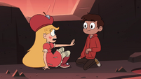 S4E2 Star Butterfly shoving Marco away