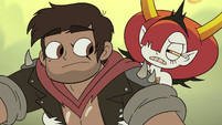 S3E22 Hekapoo riding with Adult Marco Diaz