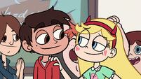 S1E3 Star and Marco smiling at each other