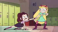 S2E38 Leah grabbing Star Butterfly by the arm