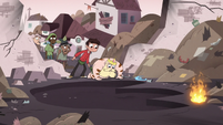 S3E4 River and Marco discover monster's giant footprint