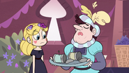 S3E9 Manfred giving hors d'oeuvres to Star Butterfly
