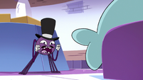 S2E22 Spider With a Top Hat imitating a bad guy