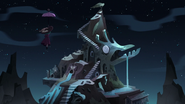 S3E38 Eclipsa flying to the monster temple