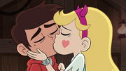 S4E34 Star and Marco share a passionate kiss