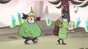 S3E17 Star and Dr. Goodwell disguised as monsters.png