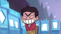Marco struggling to get free