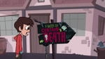 S1E9 Marco reading the sign