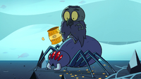 S2E2 Ludo tosses another chip in front of spider