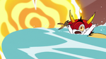 S3E22 Hekapoo getting overwhelmed by seawater