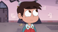 S3E14 Marco Diaz looking up at Sir Lavabo