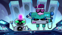 A couple of robot DJ's.