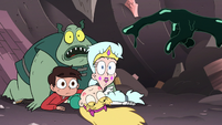 S3E7 Toffee points his finger at Star and her friends