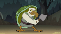 S2E12 Tortoise-bird monster wielding an axe